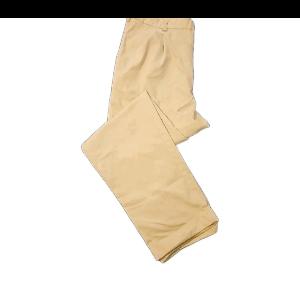 Banana Republic Smithfield MenXL W40X34L Wht Pleat Slacks/Pants Y2k Boho Cottage